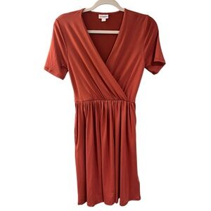 LuLaRoe Terracotta Mini Dress